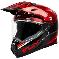 Integralhjälm Trekker Krypyek Conceal Röd/svart FLY RACING