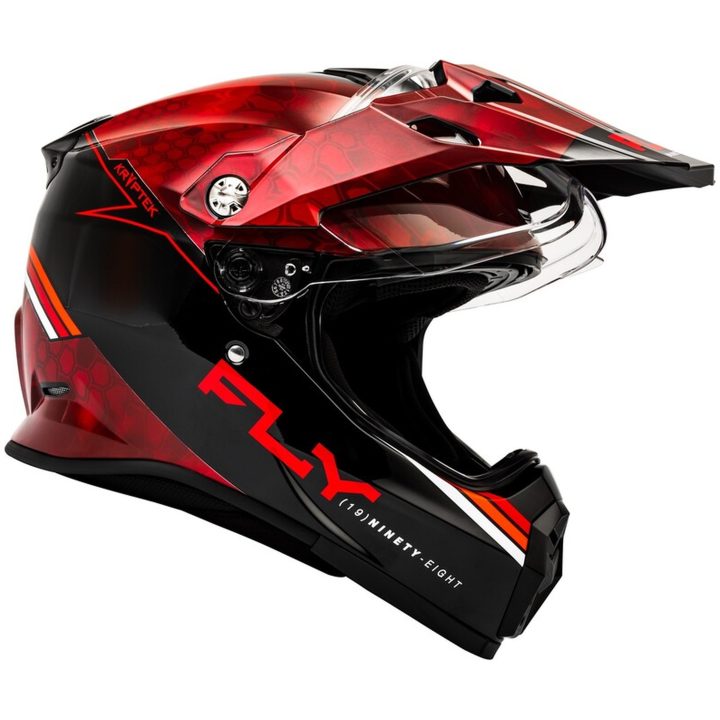 Integralhjälm Trekker Krypyek Conceal Röd/svart FLY RACING s – bild 2