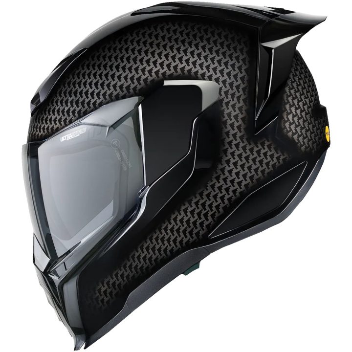 Integralhjälm Ultraflite Carbon Svart ICON XS – bild 3