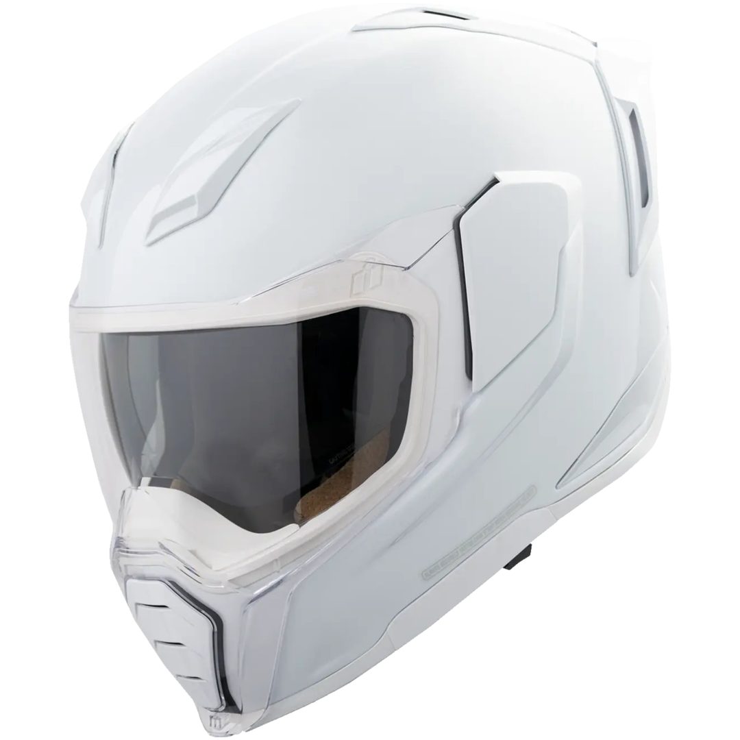 Integralhjälm Ultraflite Solid Vit Blank ICON XS