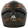 Integralhjälm Vienna Svart Orange APEX s – miniatyr 2