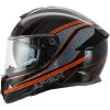Integralhjälm Vienna Svart Orange APEX s – miniatyr 1