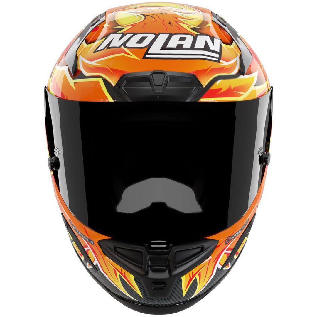 Integralhjälm X-804 RS Replica Iannone 368 Röd Orange Gul NOLAN s – bild 4