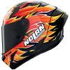 Integralhjälm X-804 RS Replica Iannone 368 Röd Orange Gul NOLAN s – miniatyr 2