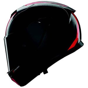 Integralhjälm X-904 Ultra Carbon Gemini 352 Kolfiber Svart Röd Antracit Grå NOLAN
