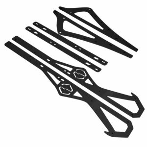 Itek boggieförstärkningar powdercoated black A/C M 2017- 153"