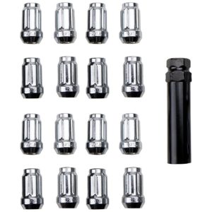 ITP Hjulmuttersats 12 x 1.25mm 60° konisk kromad inneh. hylsa 20 st
