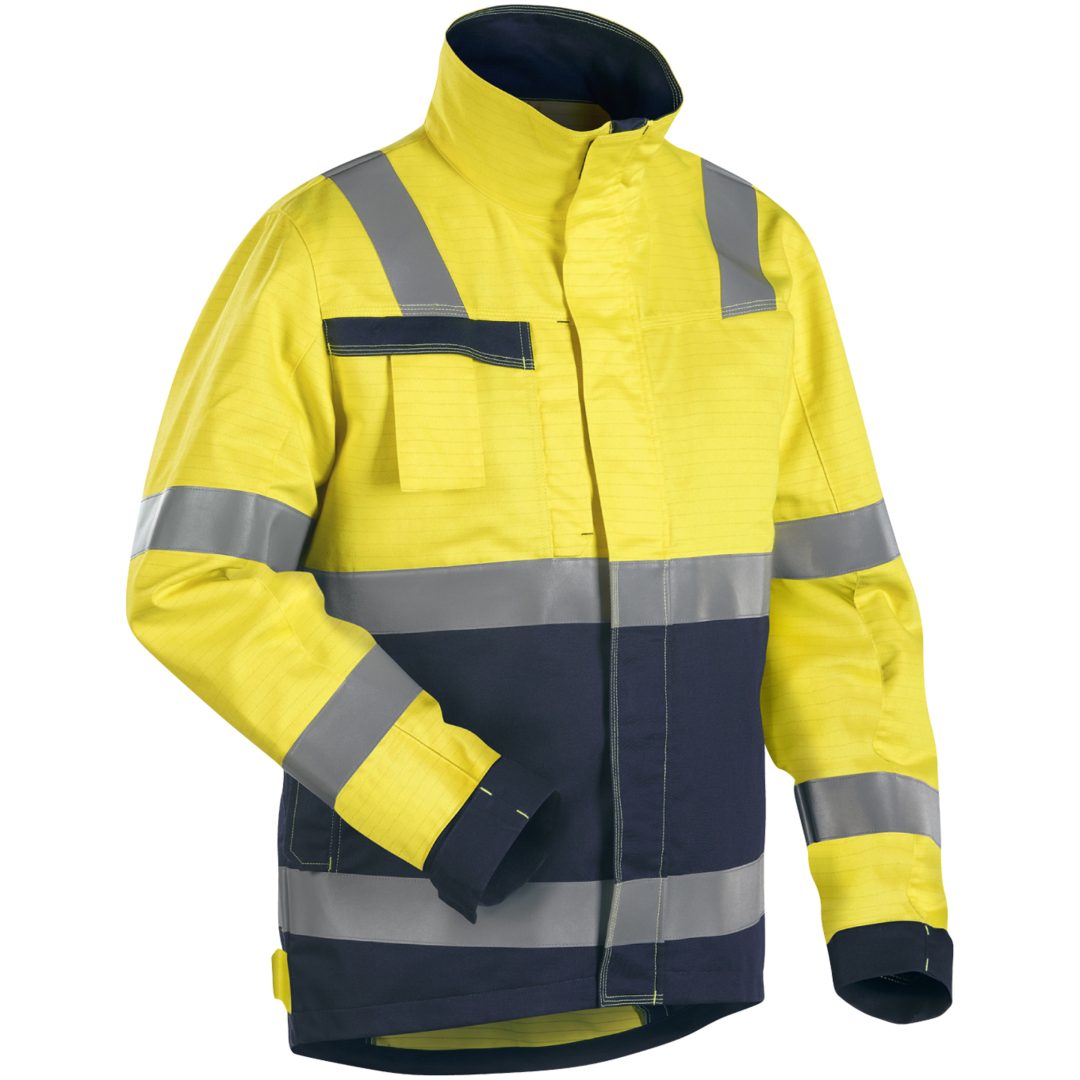 Jacka 40871514 Hivisgul / Marin BLÅKLÄDER JACKA 40871514 GUL/MARIN XS
