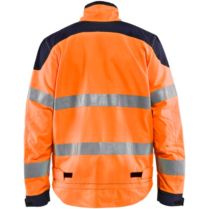 Jacka 40891513 Hivisorange / Marin BLÅKLÄDER JACKA 40891513 ORANGE/MAR XS – bild 2