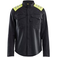 JACKA 44091512 SVART/GUL M