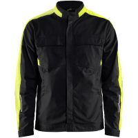 Jacka 44441832 Svart / Hivisgul BLÅKLÄDER