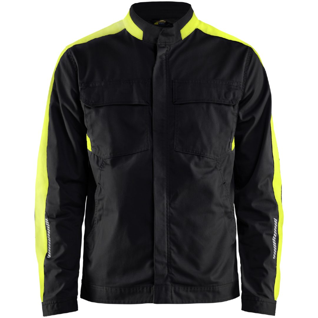 Jacka 44441832 Svart / Hivisgul BLÅKLÄDER JACKA 44441832 SVART/GUL XS
