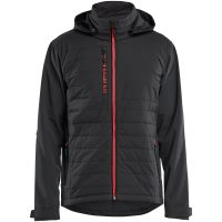JACKA 47432513 SVART/RÖD L