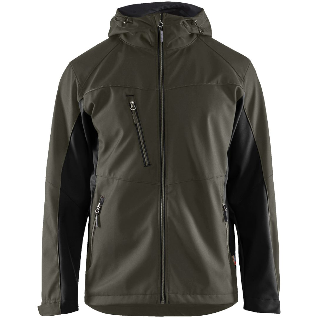 Jacka 47532516 Grön / Svart BLÅKLÄDER JACKA 47532516 OLIVGRÖN/SV XS