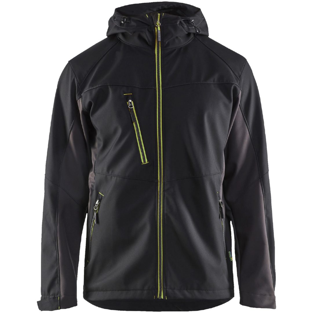 Jacka 47532516 Svart / Hivisgul BLÅKLÄDER JACKA 47532516 SVART/GUL XS