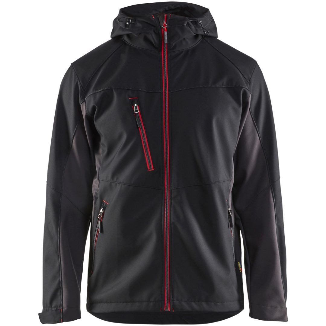Jacka 47532516 Svart / Röd BLÅKLÄDER JACKA 47532516 SVART/RÖD XS