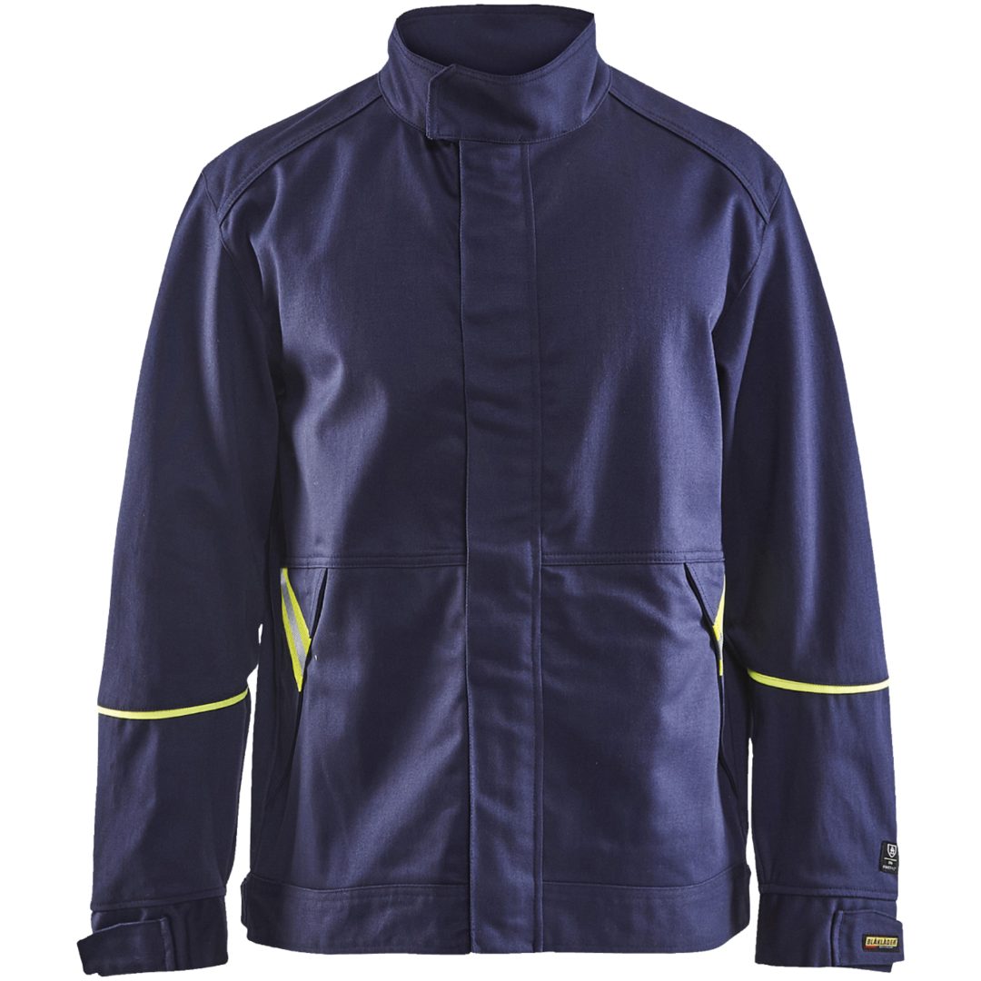 Jacka 48011501 Marin / Hivisgul BLÅKLÄDER JACKA 48011501 MARIN/GUL XS