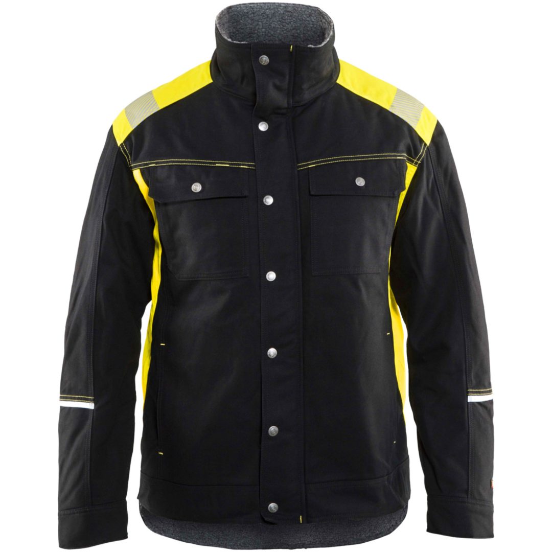 Jacka 49151370 Svart / Gul BLÅKLÄDER JACKA 49151370 SVART/GUL S
