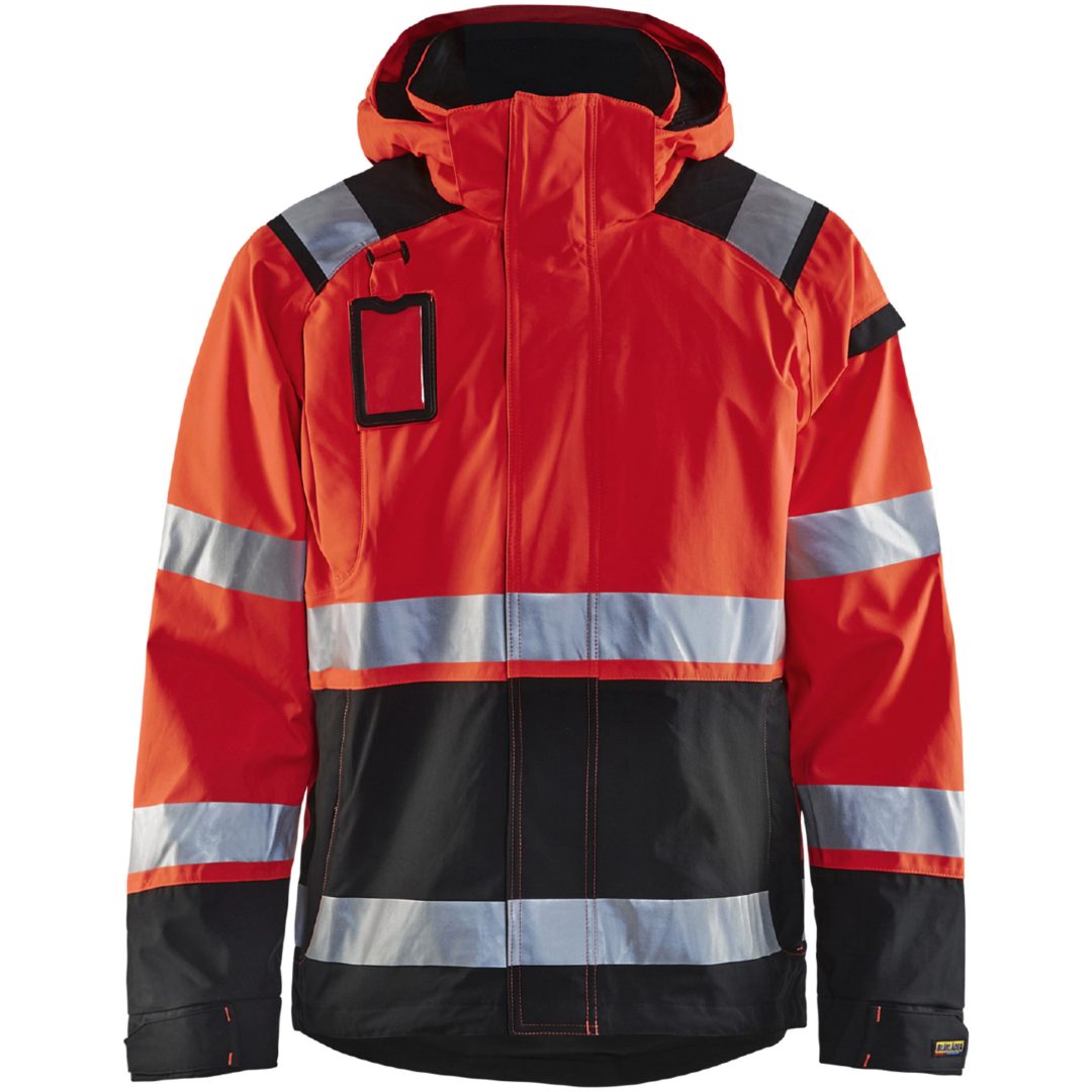 Jacka 49871987 Hivisröd / Svart BLÅKLÄDER JACKA 49871987 RÖD/SVART XS