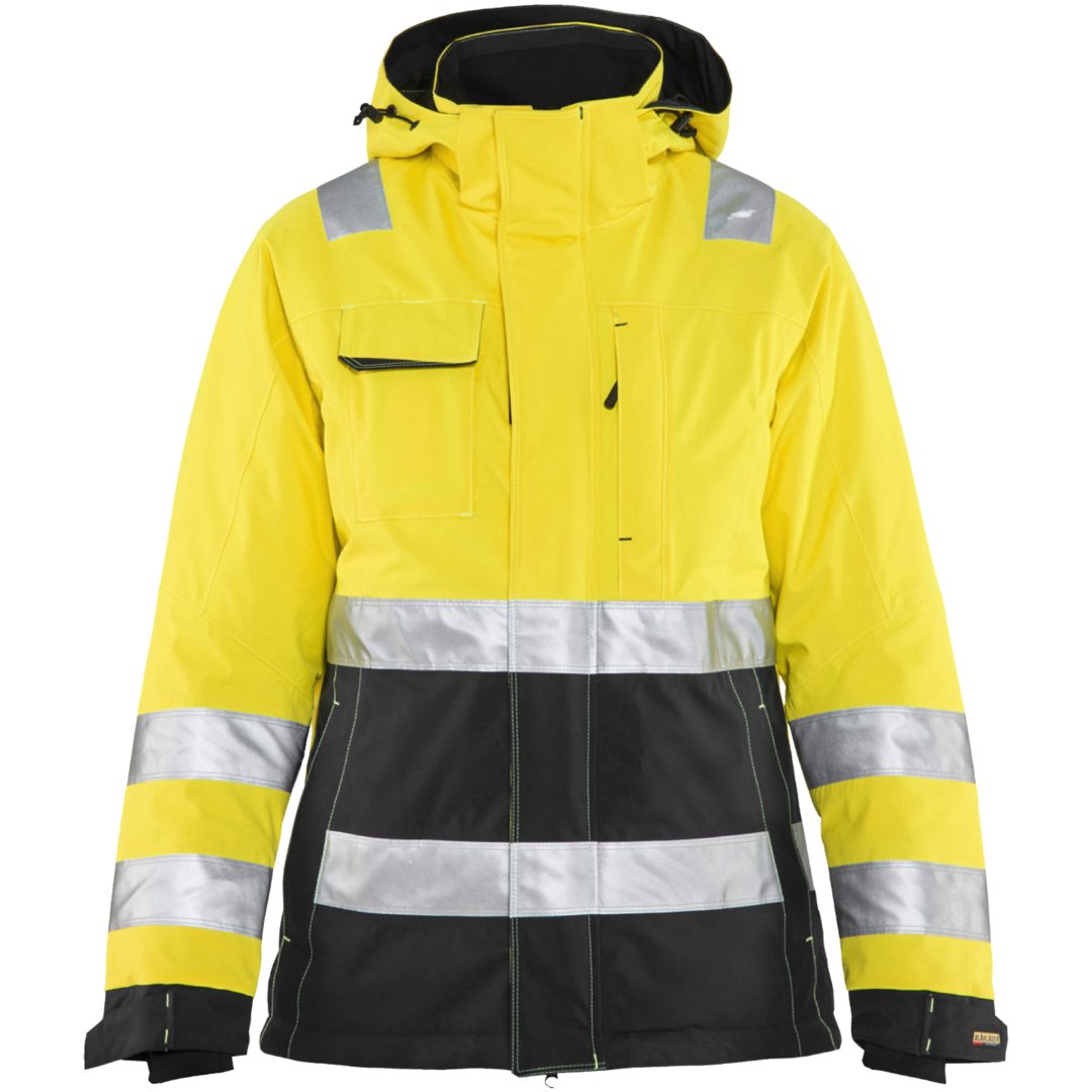 Jacka Dam 48721987 Hivisgul / Svart BLÅKLÄDER JACKA 48721987 GUL/SVART XS