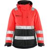Jacka Dam 48721987 Hivisröd / Svart BLÅKLÄDER JACKA 48721987 RÖD/SVART XS – miniatyr 1