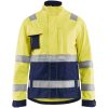Jacka dam 49031811 Hivisgul / Marin BLÅKLÄDER JACKA 49031811 GUL/MARIN XS – miniatyr 1