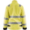 Jacka dam 49031811 Hivisgul / Svart BLÅKLÄDER JACKA 49031811 GUL/SVART XS – miniatyr 2