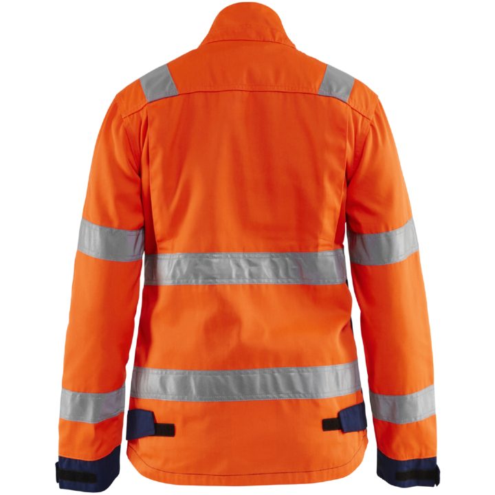 Jacka dam 49031811 Hivisorange / Marin BLÅKLÄDER JACKA 49031811 ORANGE/MARIN XS – bild 2