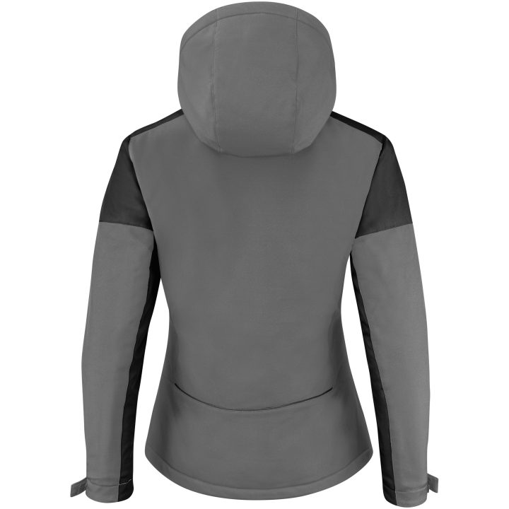 Jacka Dam Padded Softshell Antracit/svart Printer PRIME 3XL – bild 3
