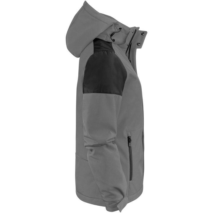 Jacka Dam Padded Softshell Antracit/svart Printer PRIME 3XL – bild 4