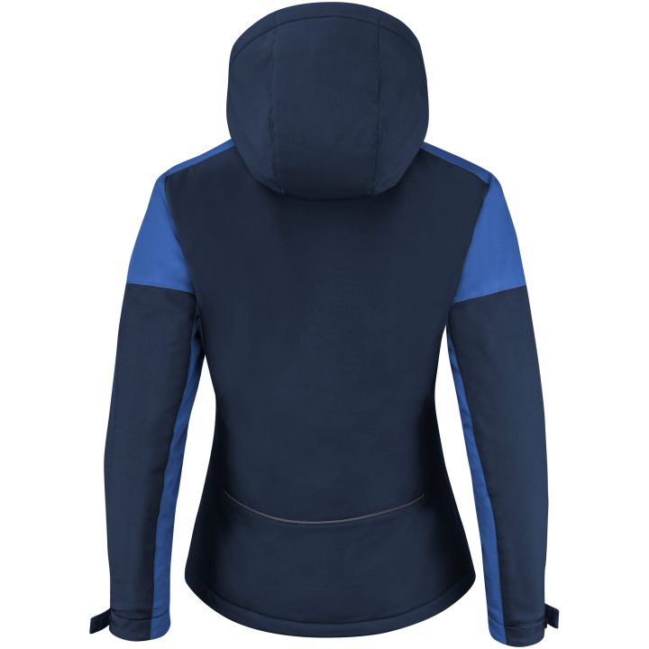 Jacka Dam Padded Softshell Marinblå/koboltblå Printer PRIME 3XL – bild 2