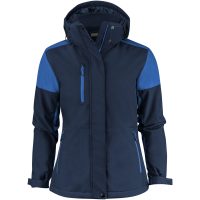 Jacka Dam Padded Softshell Marinblå/koboltblå Printer PRIME