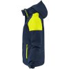 Jacka Dam Padded Softshell Marinblå/neonyellow Printer PRIME XS – miniatyr 4