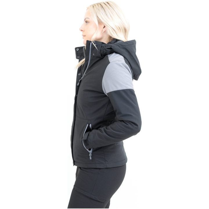 Jacka Dam Padded Softshell Svart/antracit Printer PRIME 3XL – bild 2