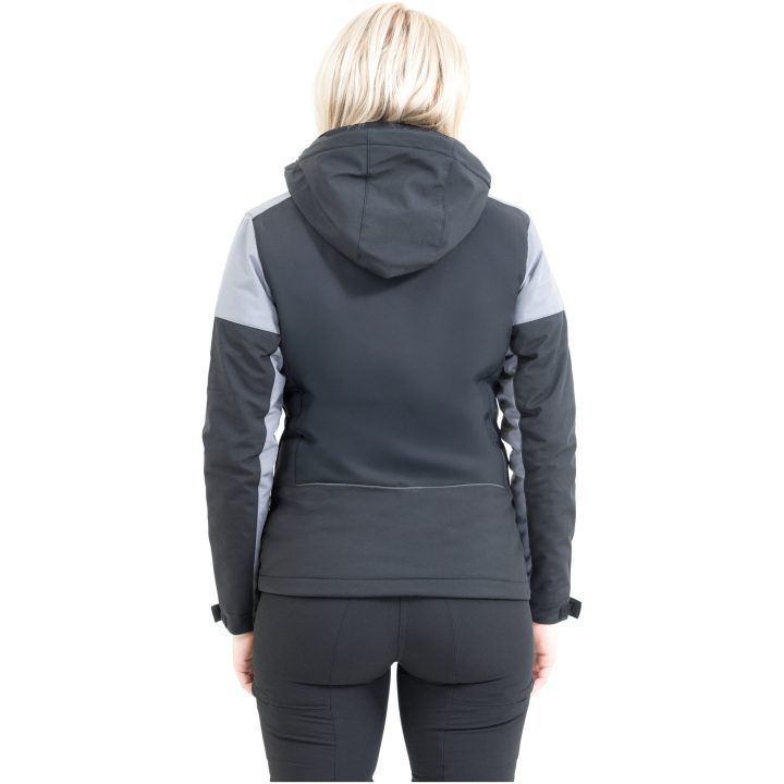 Jacka Dam Padded Softshell Svart/antracit Printer PRIME 3XL – bild 3