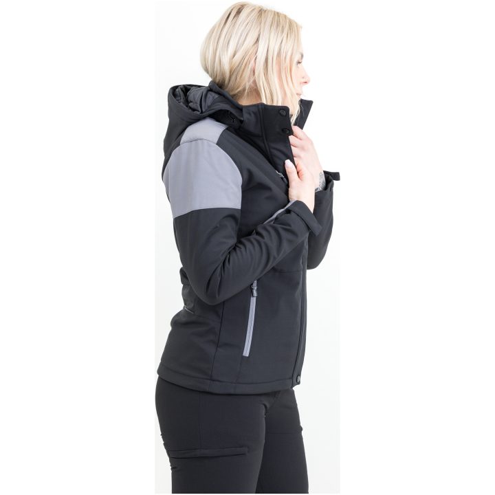 Jacka Dam Padded Softshell Svart/antracit Printer PRIME 3XL – bild 4