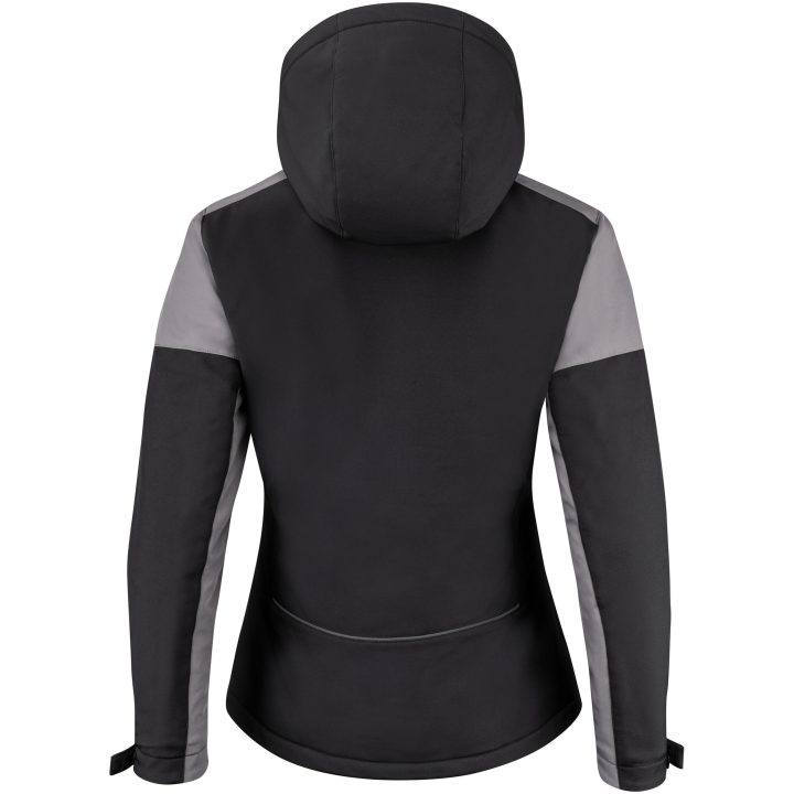 Jacka Dam Padded Softshell Svart/antracit Printer PRIME 3XL – bild 7