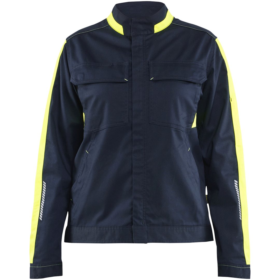 Jacka Marin/hivisgul 44431832 Blåkläder XS