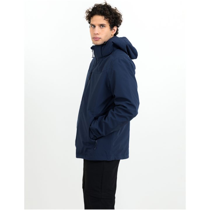 Jacka Pinnacles Textil Marinblå James Harvest – bild 3