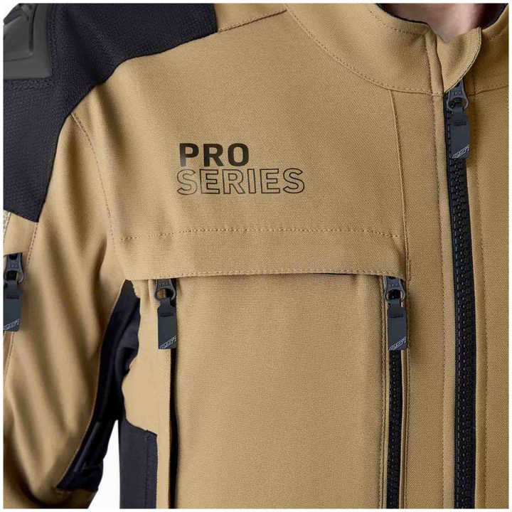 Jacka Pro Series Adventure D3O Textil Sand/Svart RST 50 – bild 7