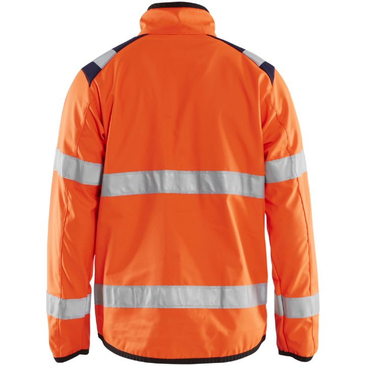 Jacka softshell 48772516 BLÅKLÄDER JACKA 48772516 GUL/MARIN XS – bild 3