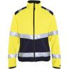 Jacka softshell 48772516 BLÅKLÄDER JACKA 48772516 GUL/MARIN XS – miniatyr 1
