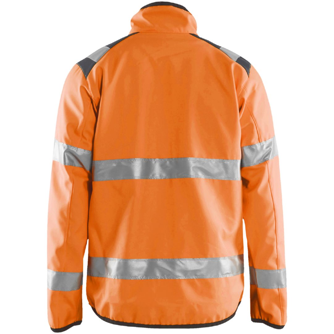 Jacka softshell 48772516 Orange / Grå BLÅKLÄDER JACKA 48772516 ORANGE/GRÅ XS – bild 2