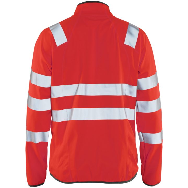 Jacka Softshell 49062512 Hivisröd BLÅKLÄDER JACKA 49062512 RÖD 3XL – bild 2