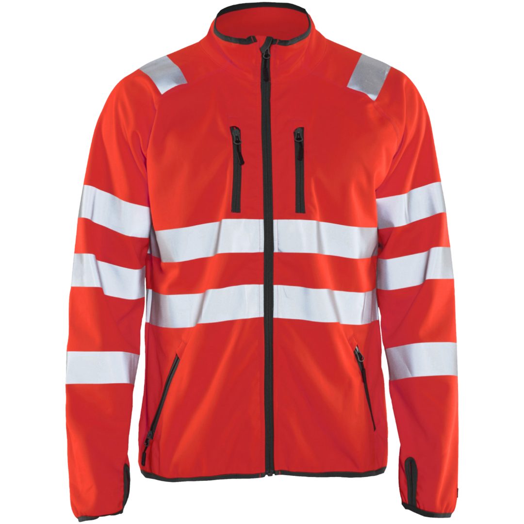 Jacka Softshell 49062512 Hivisröd BLÅKLÄDER JACKA 49062512 RÖD 3XL
