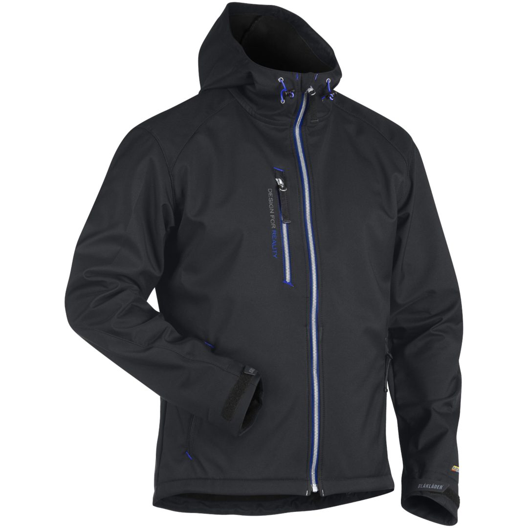 Jacka softshell 49492517 Svart / Blå BLÅKLÄDER JACKA 49492517 SVART/BLÅ XS