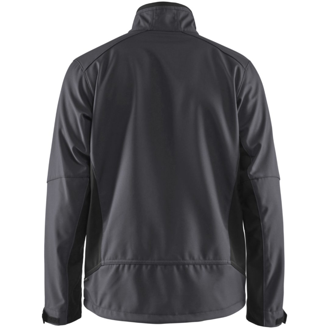 Jacka softshell 49502516 Grå / Svart BLÅKLÄDER JACKA 49502516 MELLANGRÅ/S XS – bild 2