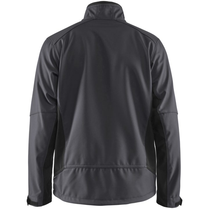 Jacka softshell 49502516 Grå / Svart BLÅKLÄDER JACKA 49502516 MELLANGRÅ/S XS – bild 2