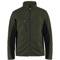 Jacka softshell 49502516 Grön / Svart BLÅKLÄDER