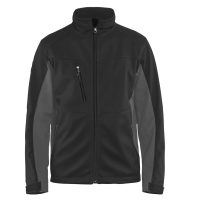 Jacka softshell 49502516 Svart / Grå BLÅKLÄDER